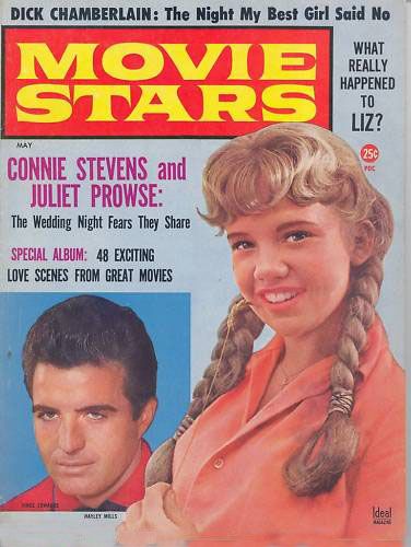 MOVIE STARS magazine side cover Issue 258 May 1962