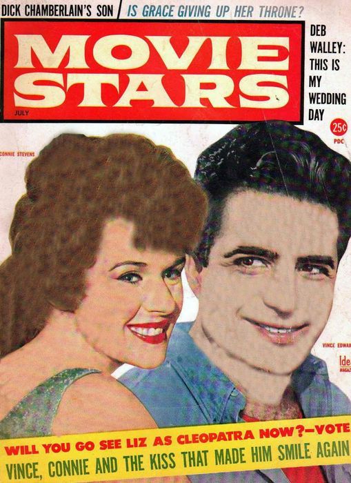 MOVIE STARS magazine side cover Issue 260 July 1962