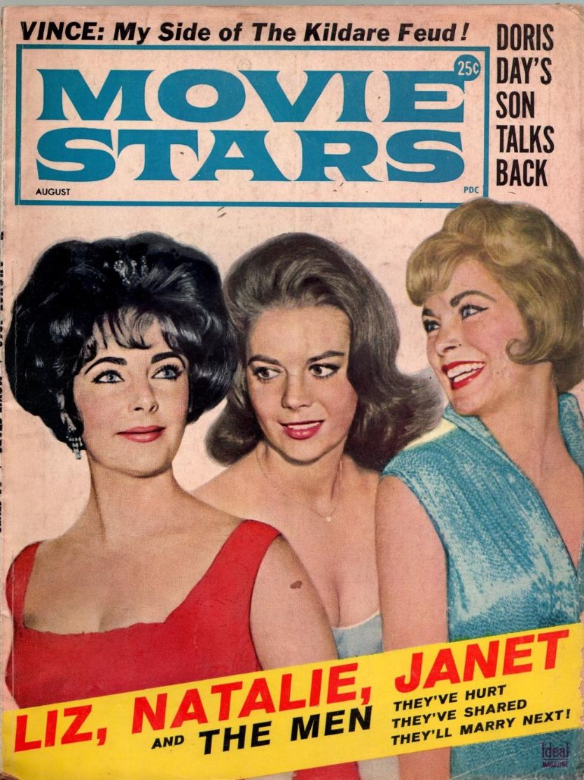 MOVIE STARS magazine side cover Issue 261 August 1962
