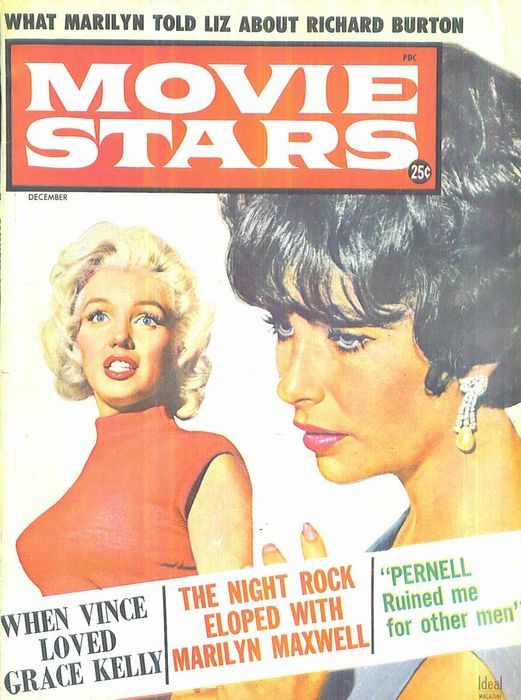 MOVIE STARS magazine side cover Issue 265 December 1962