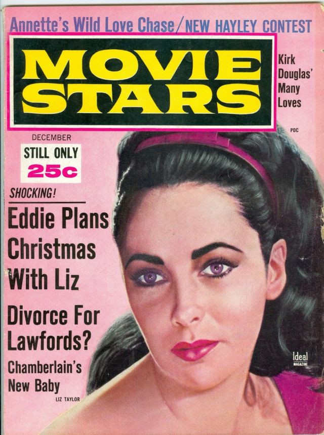 MOVIE STARS magazine side cover Issue 277 December 1963