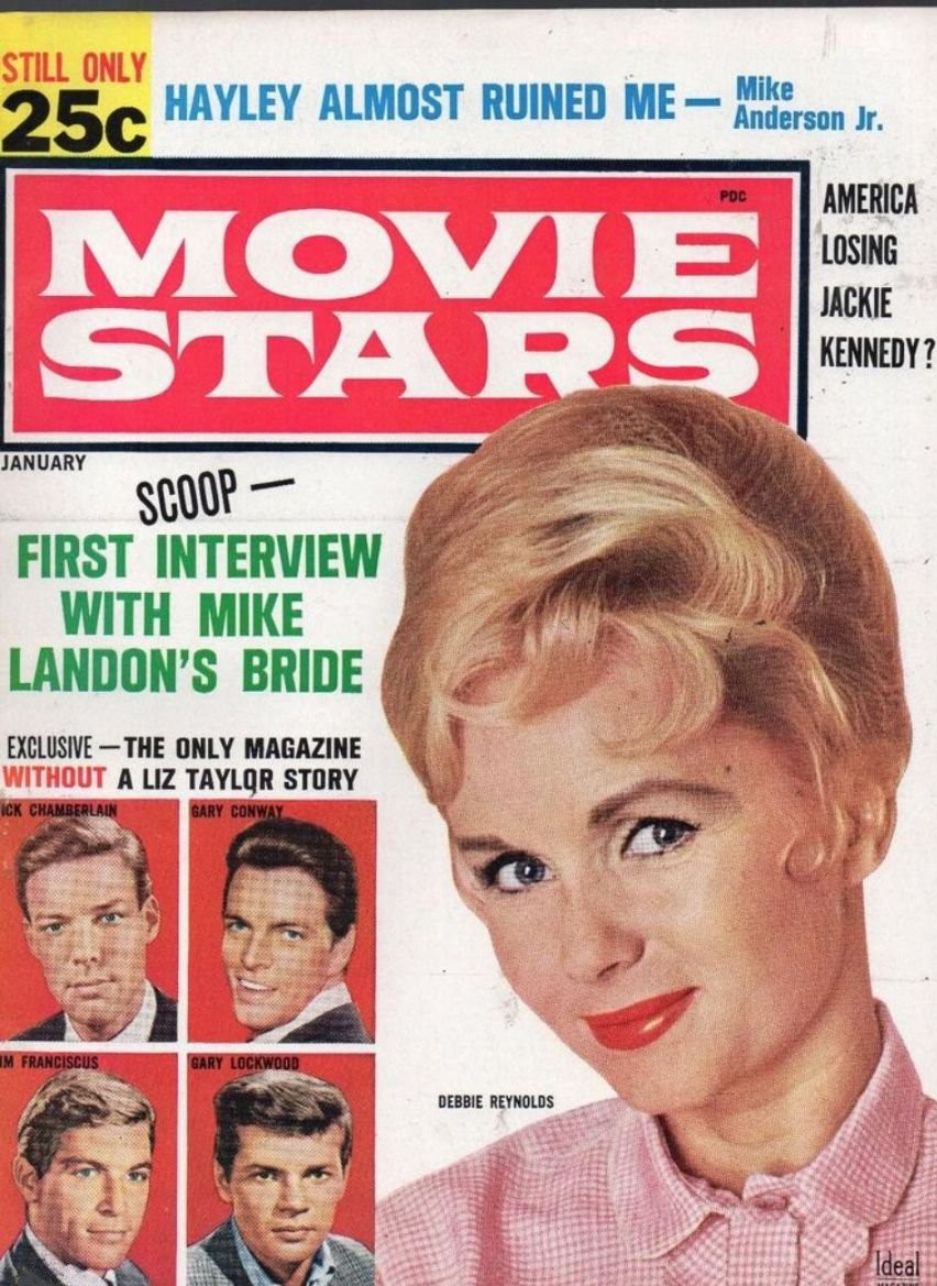 MOVIE STARS magazine side cover Issue 278 January 1964