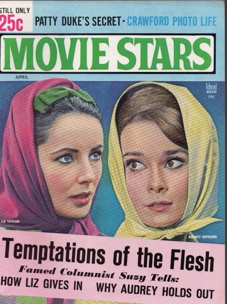 MOVIE STARS magazine side cover Issue 281 April 1964