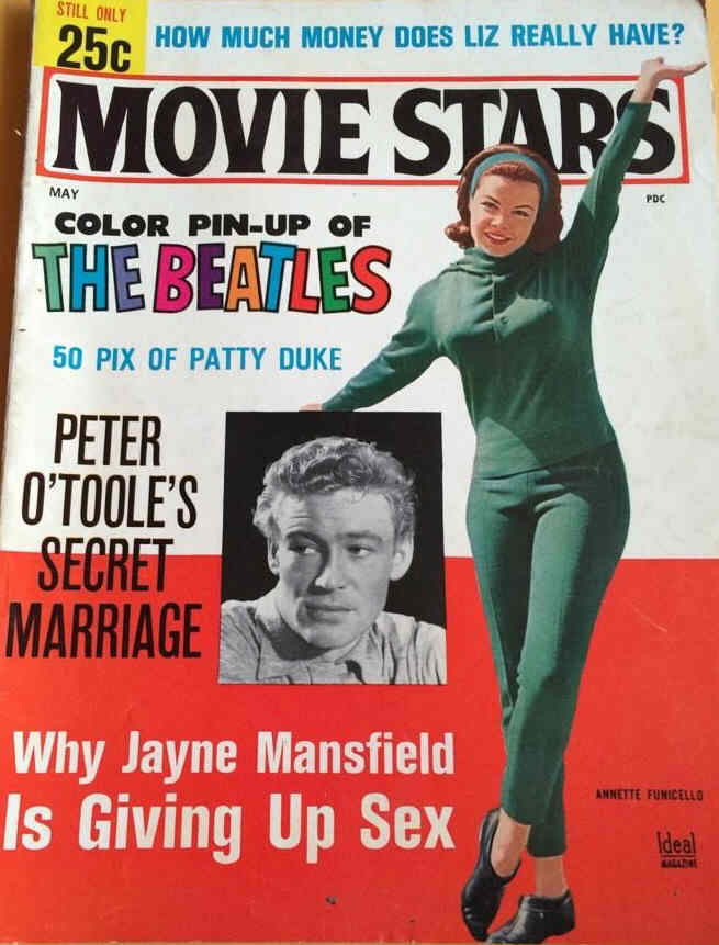 MOVIE STARS magazine side cover Issue 282 May 1964