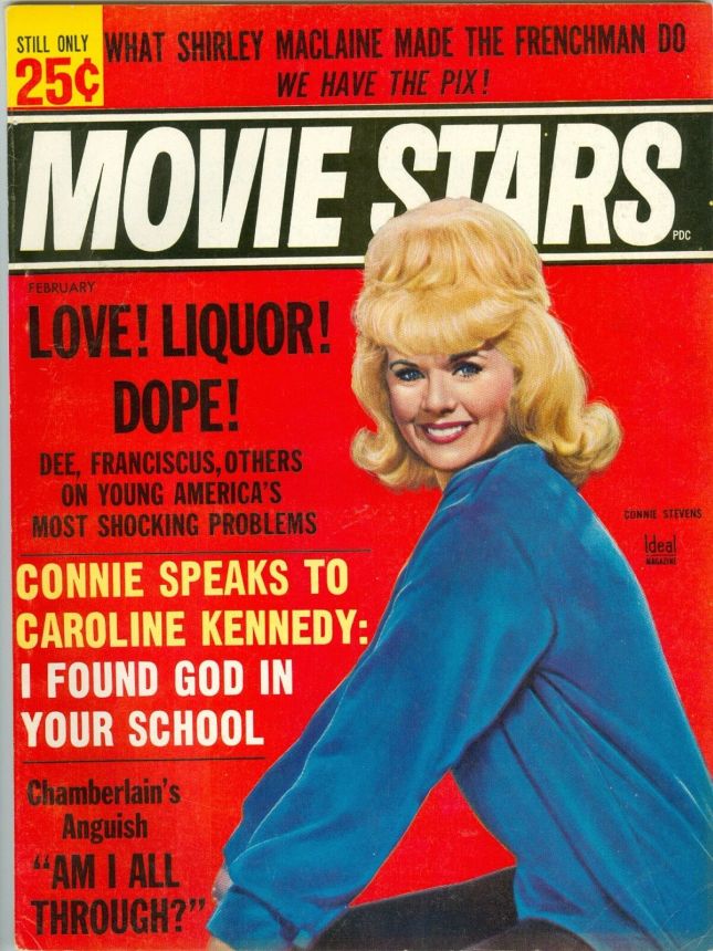 MOVIE STARS magazine side cover Issue 291 February 1965