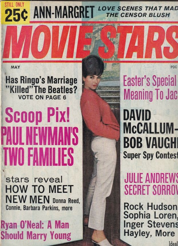 MOVIE STARS magazine side cover Issue 294 May 1965