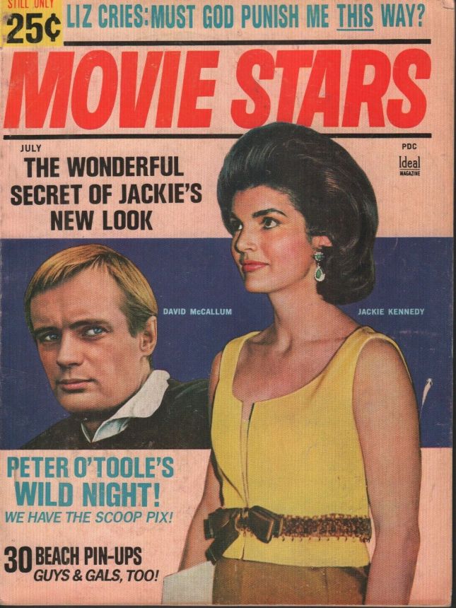 MOVIE STARS magazine side cover Issue 296 July 1965