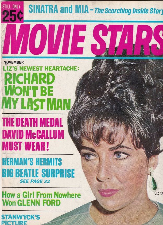 MOVIE STARS magazine side cover Issue 300 November 1965