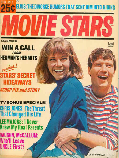 MOVIE STARS magazine side cover Issue 301 December 1965
