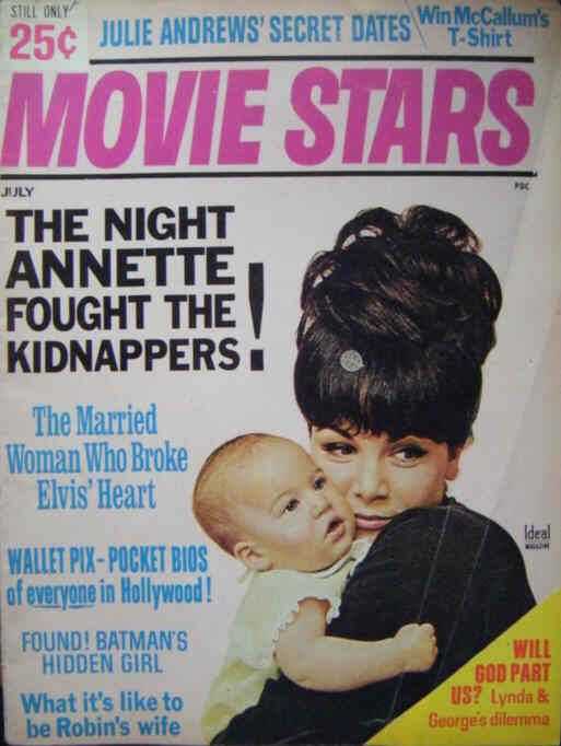 MOVIE STARS magazine side cover Issue 308 July 1966