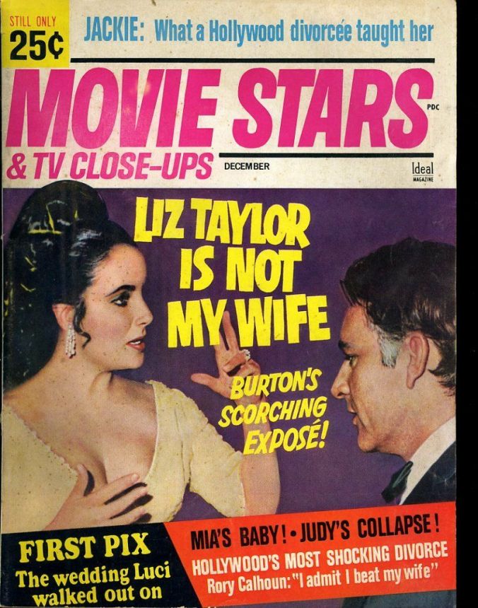 MOVIE STARS magazine side cover Issue 313 December 1966