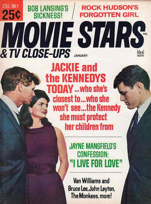 MOVIE STARS magazine side cover Issue 314 January 1967