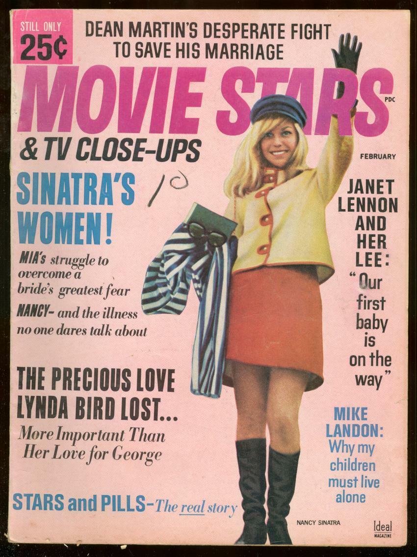 MOVIE STARS magazine side cover Issue 315 February 1967
