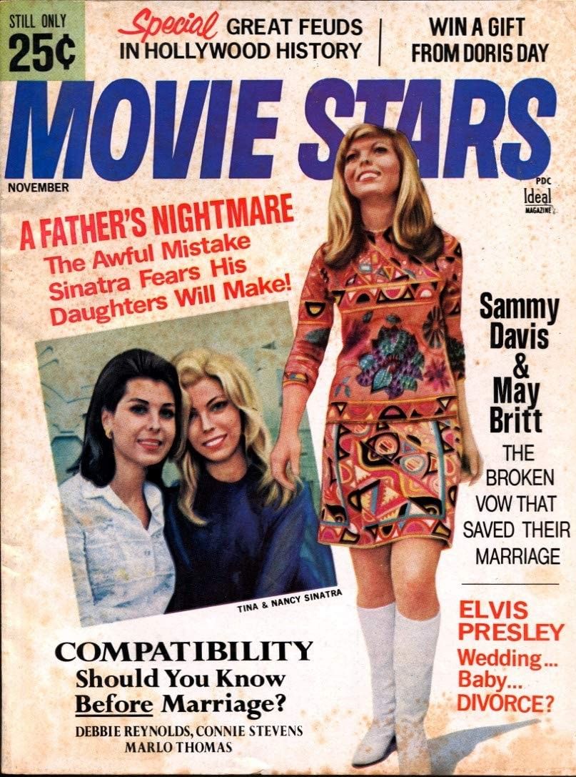 MOVIE STARS magazine side cover Issue 324 November 1967