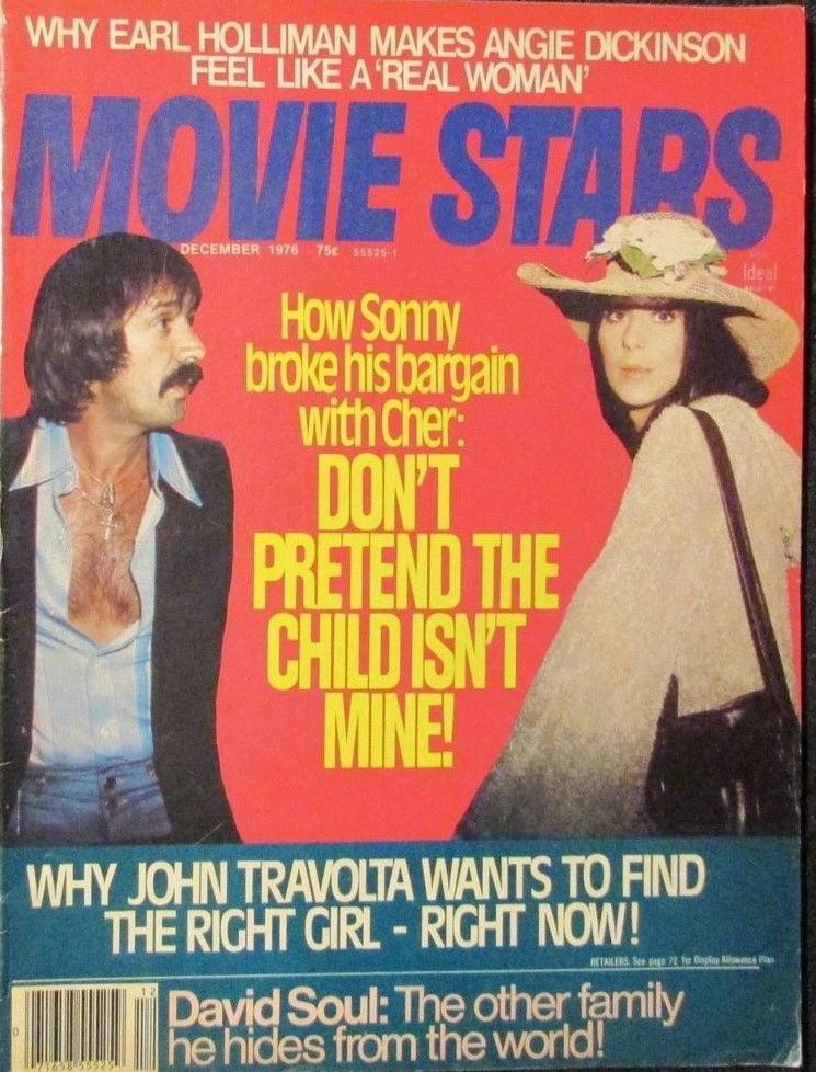 MOVIE STARS magazine side cover Issue 325 December 1967