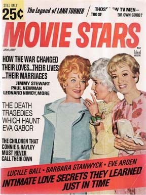 MOVIE STARS magazine side cover Issue 326 January 1968