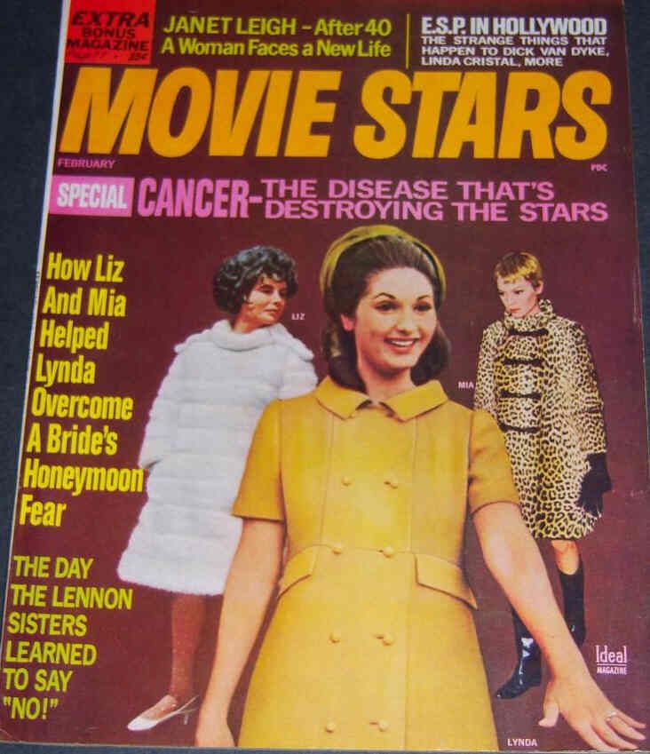 MOVIE STARS magazine side cover Issue 327 February 1968