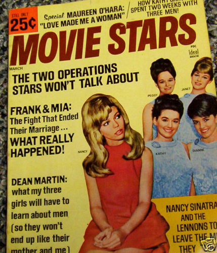 MOVIE STARS magazine side cover Issue 328 March 1968