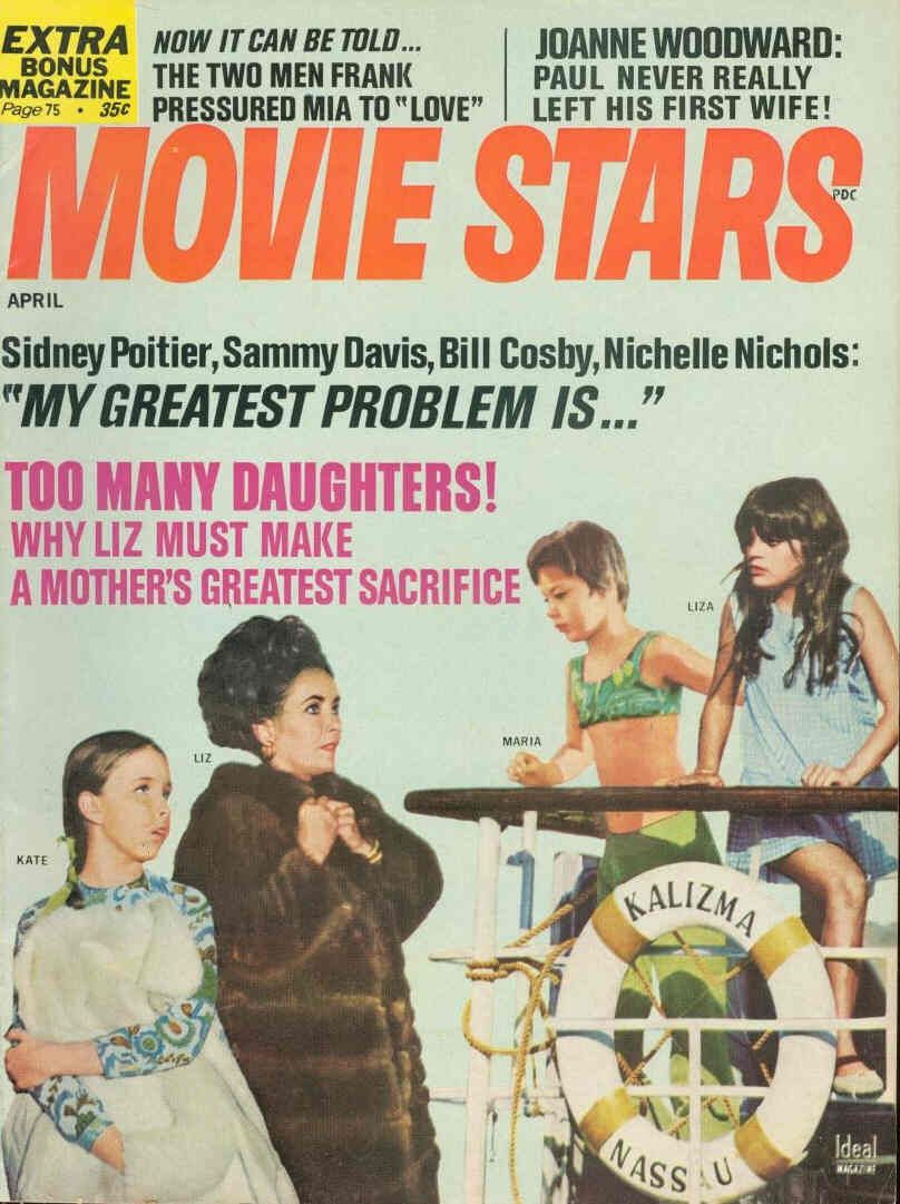 MOVIE STARS magazine side cover Issue 329 April 1968