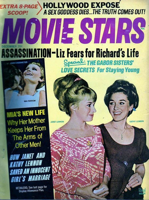 MOVIE STARS magazine side cover Issue 337 December 1968