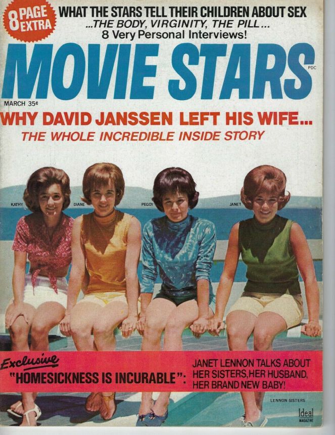 MOVIE STARS magazine side cover Issue 340 March 1969