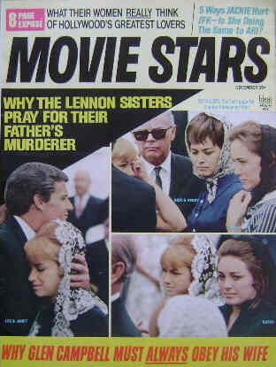 MOVIE STARS magazine side cover Issue 349 December 1969