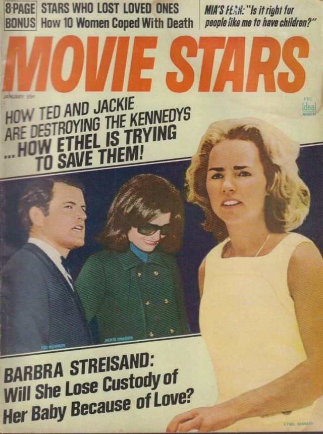 MOVIE STARS magazine side cover Issue 350 January 1970