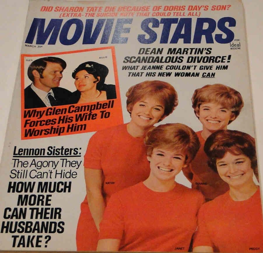 MOVIE STARS magazine side cover Issue 352 March 1970