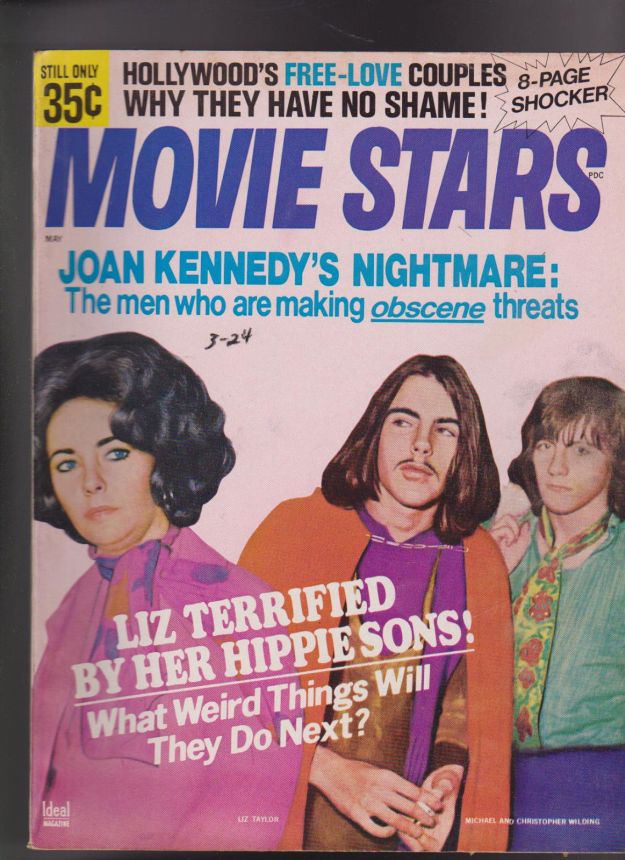 MOVIE STARS magazine side cover Issue 354 May 1970