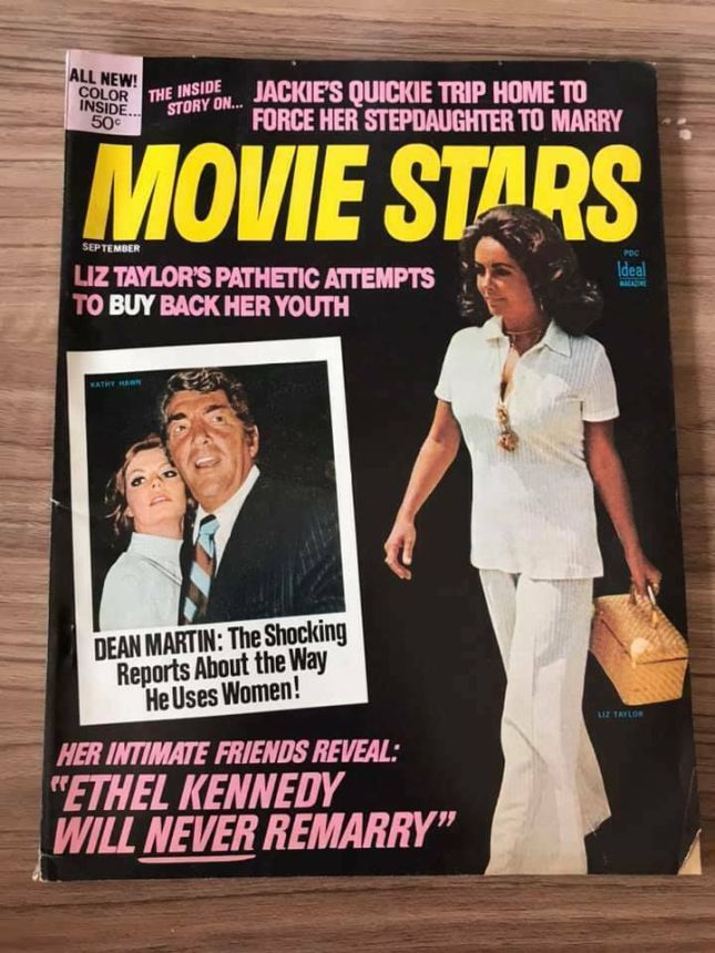 MOVIE STARS magazine side cover Issue 358 September 1970