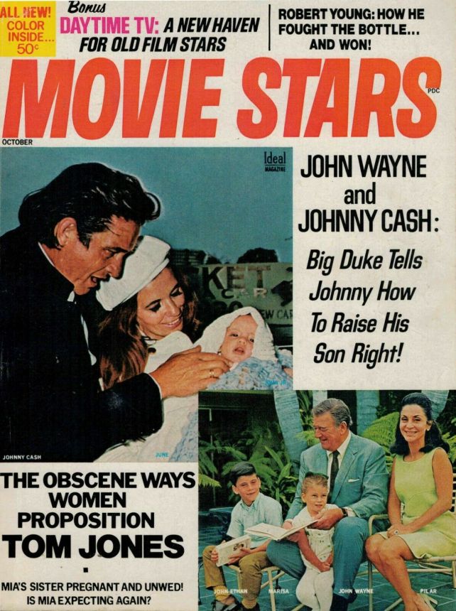 MOVIE STARS magazine side cover Issue 359 October 1970