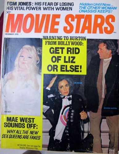 MOVIE STARS magazine side cover Issue 361 December 1970