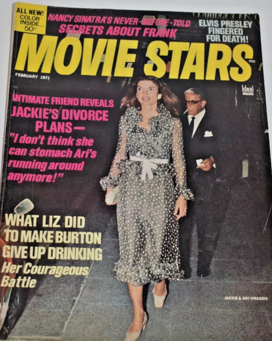 MOVIE STARS magazine side cover Issue 363 February 1971