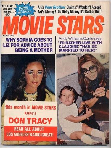 MOVIE STARS magazine side cover Issue 364 March 1971