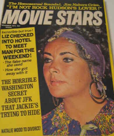 MOVIE STARS magazine side cover Issue 372 November 1971