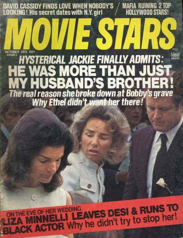 MOVIE STARS magazine side cover Issue 383 October 1972