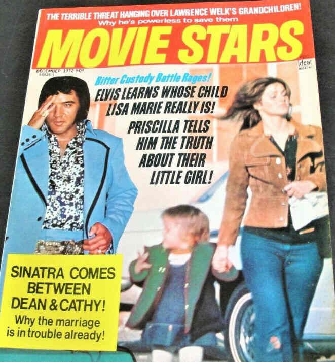 MOVIE STARS magazine side cover Issue 385 December 1972