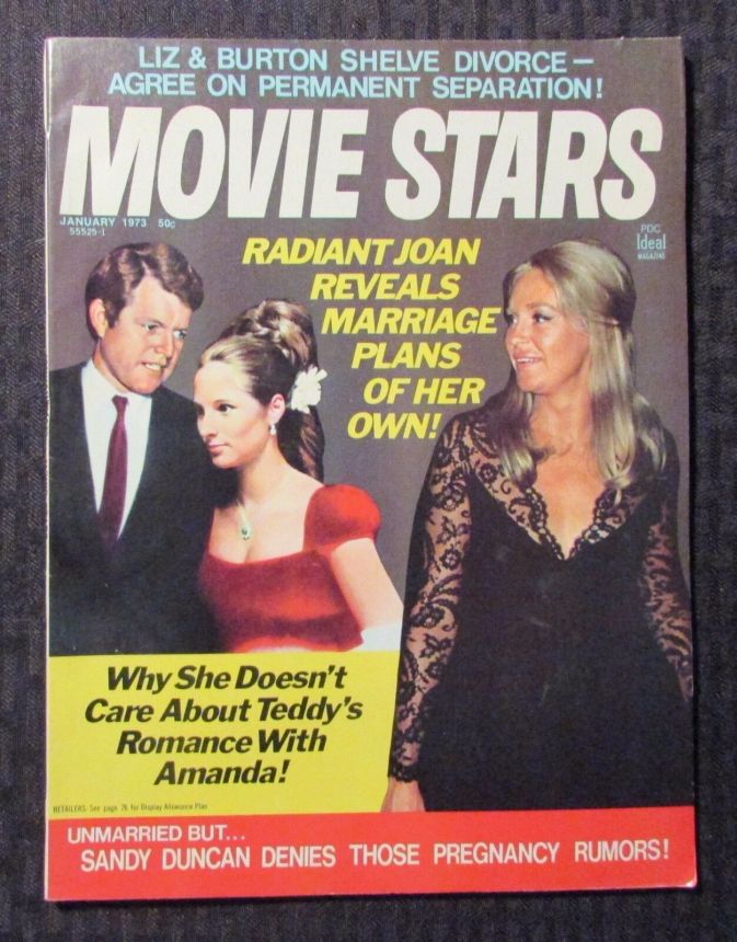MOVIE STARS magazine side cover Issue 386 January 1973
