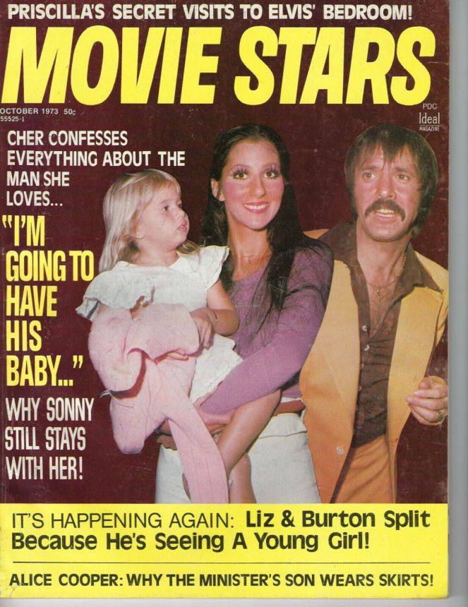 MOVIE STARS magazine side cover Issue 395 October 1973