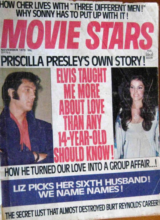 MOVIE STARS magazine side cover Issue 396 November 1973