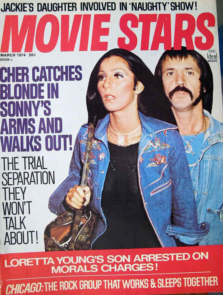 MOVIE STARS magazine side cover Issue 400 March 1974