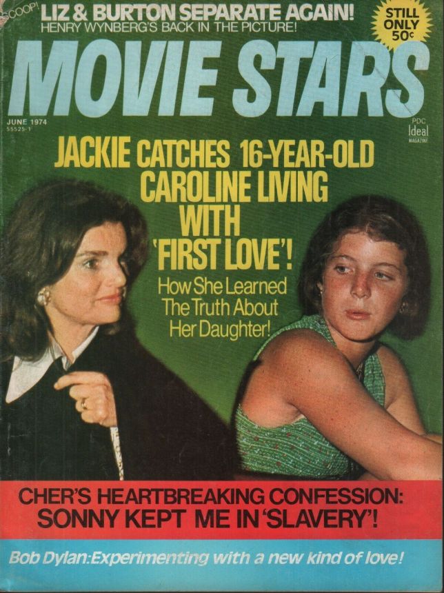 MOVIE STARS magazine side cover Issue 403 June 1974