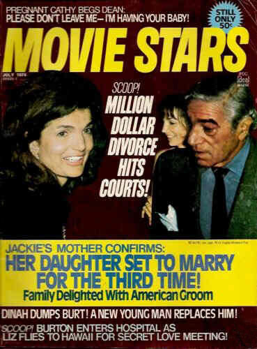MOVIE STARS magazine side cover Issue 404 July 1974