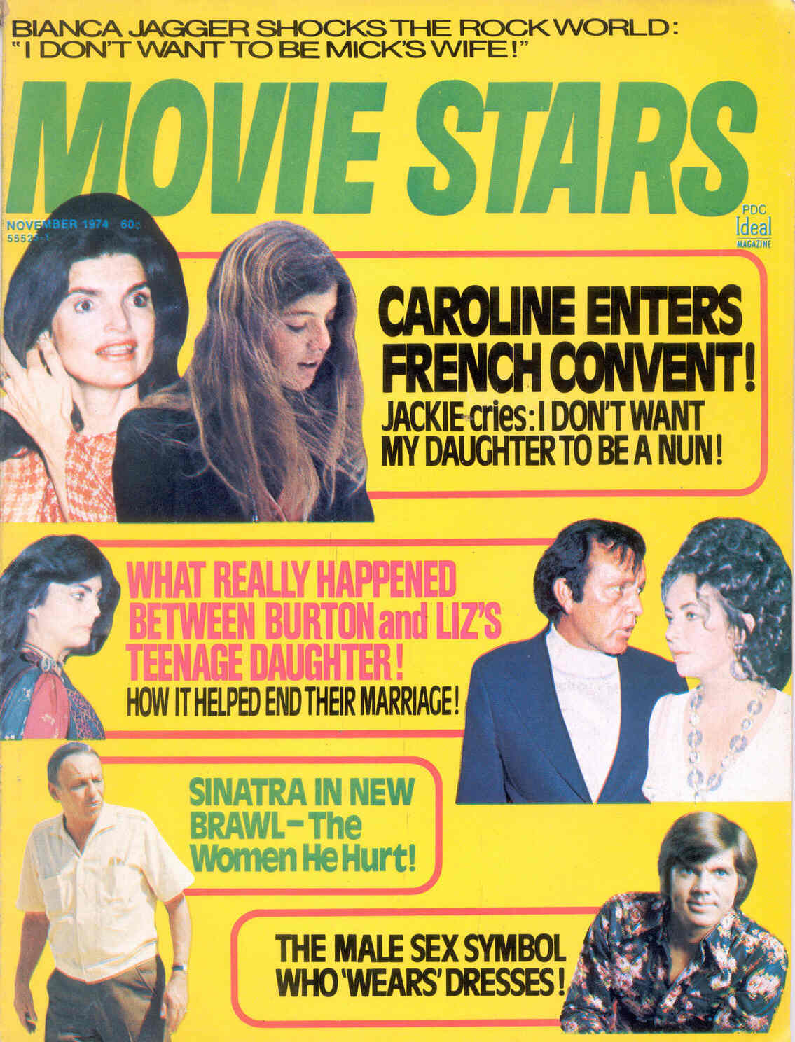 MOVIE STARS magazine side cover Issue 408 November 1974