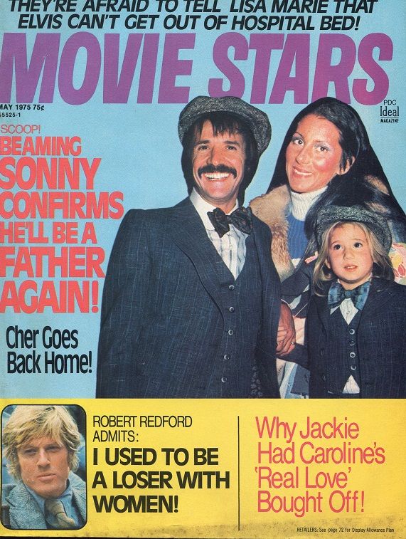MOVIE STARS magazine side cover Issue 414 May 1975