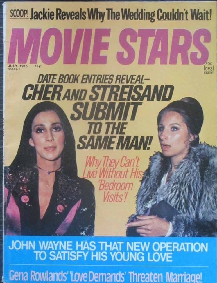 MOVIE STARS magazine side cover Issue 416 July 1975