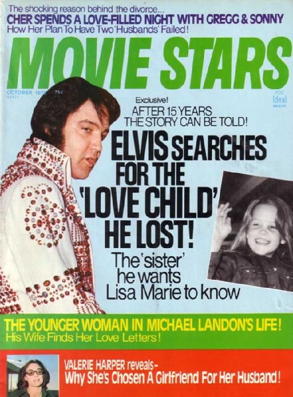 MOVIE STARS magazine side cover Issue 419 October 1975