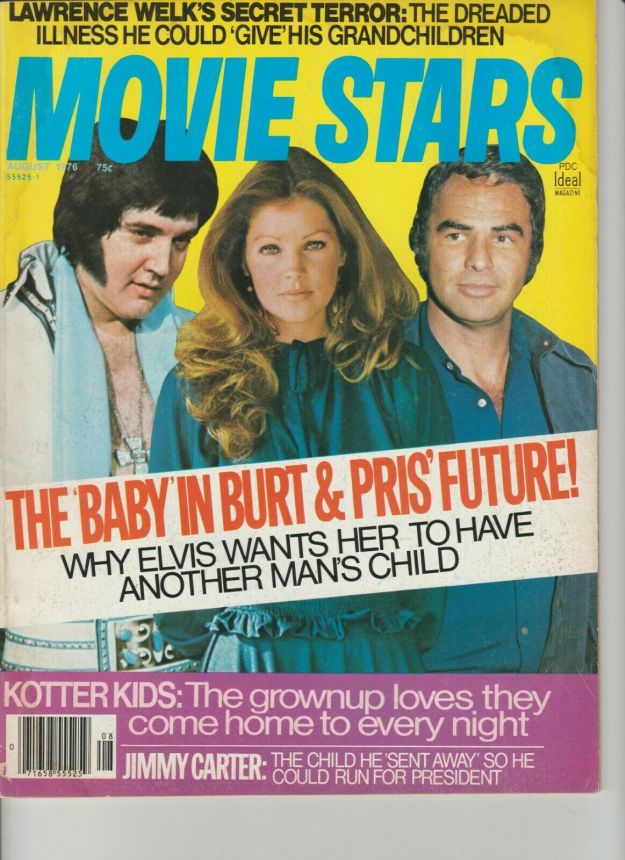 MOVIE STARS magazine side cover Issue 429 August 1976