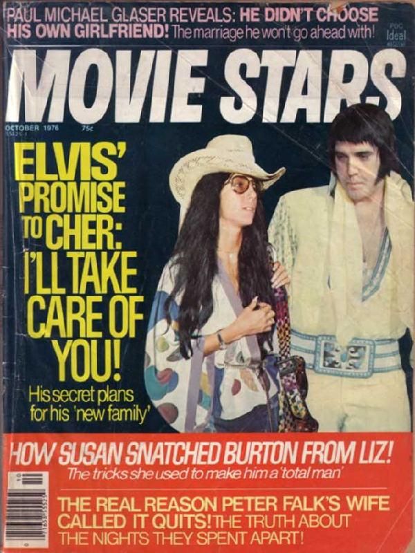 MOVIE STARS magazine side cover Issue 431 October 1976