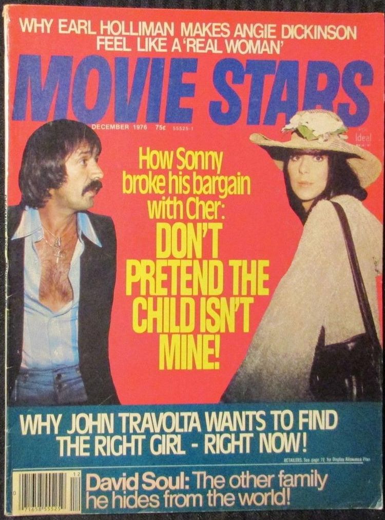 MOVIE STARS magazine side cover Issue 433 December 1976